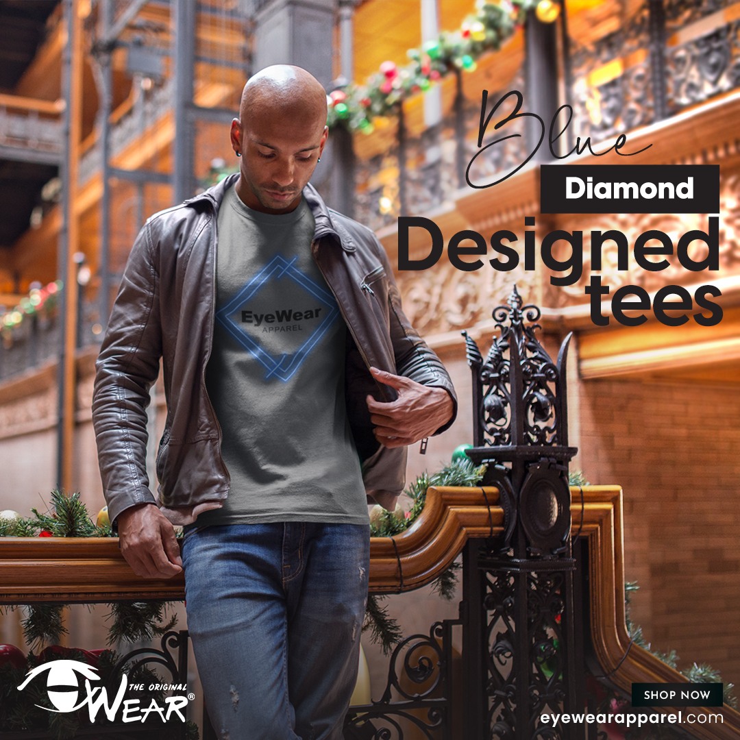 Eyewear Apparel — Blue Diamond Designed Tees post