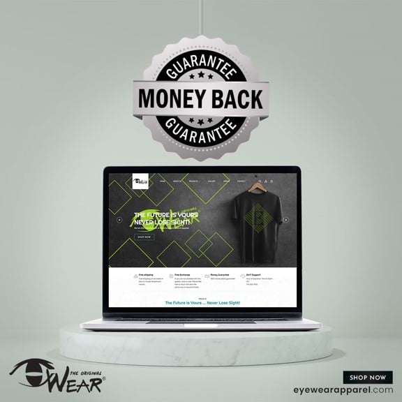 Eyewear Apparel — Money Back Guarantee promo post