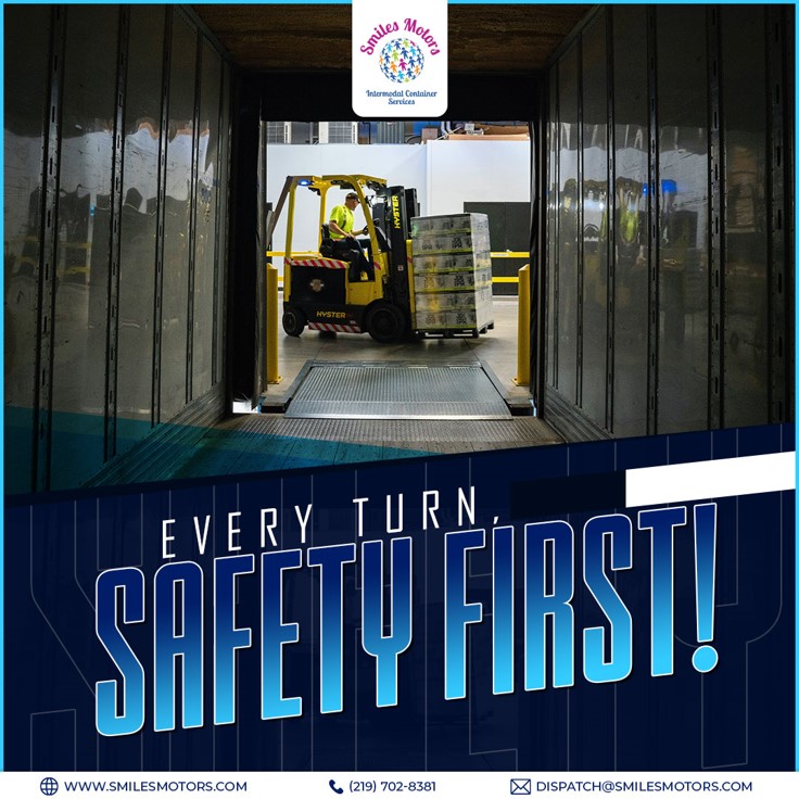 Smiles Motors — Every Turn, Safety First! warehouse post